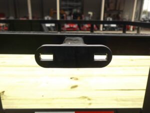 7×10 Powder Coated Dovetail Utility Trailer 3500lb Axle - Image 12