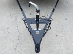 7×10 Powder Coated Dovetail Utility Trailer 3500lb Axle - Image 13
