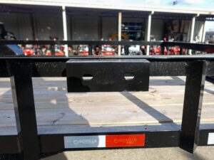 7×18 Dovetail Utility Trailer with gate (2) 3,500lb Axles 7K GVWR - Image 6