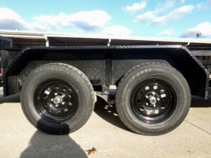 7×18 Dovetail Utility Trailer with gate (2) 3,500lb Axles 7K GVWR - Image 8