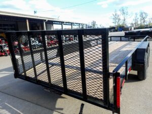 7×18 Dovetail Utility Trailer with gate (2) 3,500lb Axles 7K GVWR - Image 9