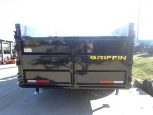 7×16 Gooseneck Telescopic I-Beam Dump Trailer 4ft Sides (2) 7K Axles - Image 12