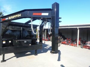 7×16 Gooseneck Telescopic I-Beam Dump Trailer 4ft Sides (2) 7K Axles - Image 4