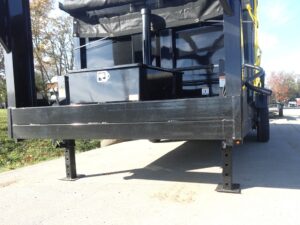 7×16 Gooseneck Telescopic I-Beam Dump Trailer 4ft Sides (2) 7K Axles - Image 8