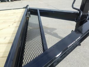 7′ x 18′ Equipment Trailer Dovetail King Kong Ramps 2- 7k Axles 14k GVWR - Image 14