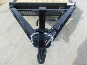 7′ x 18′ Equipment Trailer Dovetail King Kong Ramps 2- 7k Axles 14k GVWR - Image 15