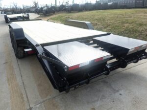 7×22 Equipment Trailer Dovetail King Kong Ramps 14K GVWR - Image 12