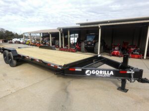 7×22 Equipment Trailer Dovetail King Kong Ramps 14K GVWR - Image 2