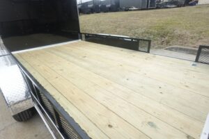 7×20 Black V-nose Hybrid Enclosed Trailer (2) 7K Axles - Image 13