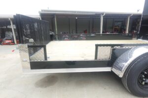7×20 Black V-nose Hybrid Enclosed Trailer (2) 7K Axles - Image 18