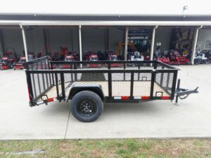 5×10 Dovetail Utility Trailer 2ft Mesh sides 3500lb Axle - Image 9