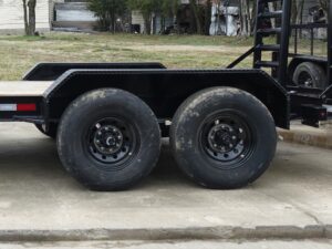 7×14 Gooseneck Equipment Trailer (2) 7K Axles with Stand-Up Ramps 14k Gvwr - Image 12