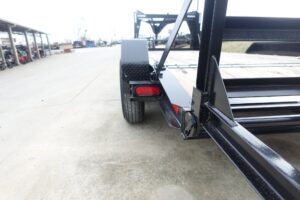7×16 Gooseneck Equipment Trailer (2) 7K Axles with Stand-Up Ramps 14k GVWR - Image 6