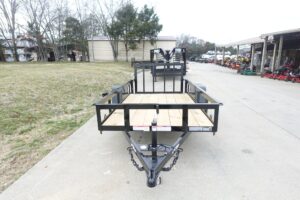5×10 Utility Trailer Powder Coated Dovetail with gate 3500lb Axle - Image 2