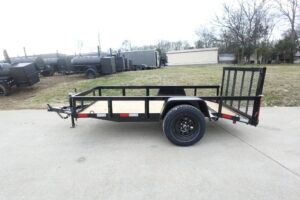5×10 Utility Trailer Powder Coated Dovetail with gate 3500lb Axle - Image 3