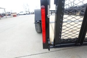 5×10 Utility Trailer Powder Coated Dovetail with gate 3500lb Axle - Image 7