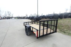 5×10 Utility Trailer Powder Coated Dovetail with gate 3500lb Axle - Image 8