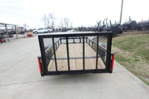 5×10 Utility Trailer Powder Coated Dovetail with gate 3500lb Axle - Image 9