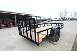 5×10 Utility Trailer Powder Coated Dovetail with gate 3500lb Axle - Image 10