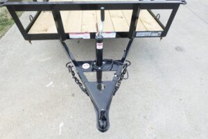 5×10 Utility Trailer Powder Coated Dovetail with gate 3500lb Axle - Image 13