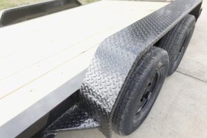 7′ x 18′ Gooseneck Equipment Trailer (2) 7K Axles Standup Ramps 14k GVWR - Image 4