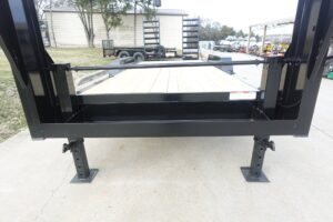 7′ x 18′ Gooseneck Equipment Trailer (2) 7K Axles Standup Ramps 14k GVWR - Image 7