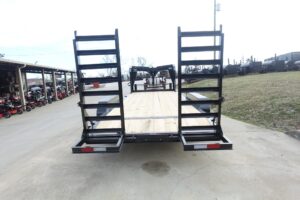 7′ x 18′ Gooseneck Equipment Trailer (2) 7K Axles Standup Ramps 14k GVWR - Image 12