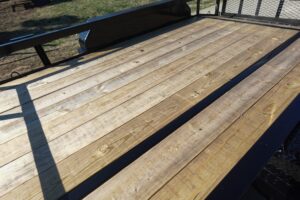6’4″ x 12 Double Axle Utility Trailer Powder Coated Dovetail (2) 3500lb Axles - Image 7