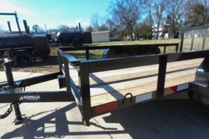 6’4″ x 12 Double Axle Utility Trailer Powder Coated Dovetail (2) 3500lb Axles - Image 8