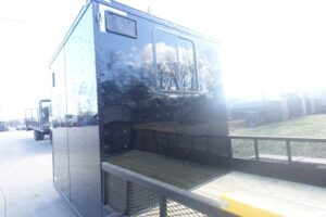 7×18 Black with Blackout Hybrid Enclosed Trailer (2) 7K Axles Storage 50 Amp Elec - Image 7
