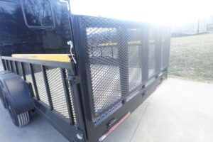 7×18 Black with Blackout Hybrid Enclosed Trailer (2) 7K Axles Storage 50 Amp Elec - Image 10