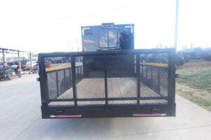 7×18 Black with Blackout Hybrid Enclosed Trailer (2) 7K Axles Storage 50 Amp Elec - Image 12