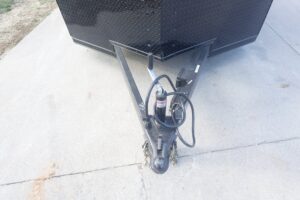 7×18 Black with Blackout Hybrid Enclosed Trailer (2) 7K Axles Storage 50 Amp Elec - Image 16