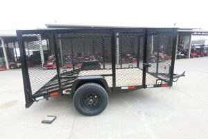 6.4×10 Utility Trailer with 4ft Mesh Sides 3500lb Axle Dovetail - Image 5