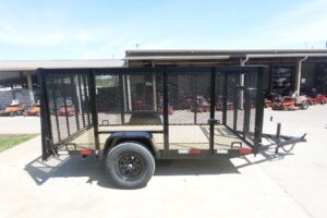 5×10 Straight Deck Debris Loader Utility Trailer (1) 3500lb Axle - Image 6