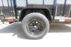5×10 Straight Deck Debris Loader Utility Trailer (1) 3500lb Axle - Image 8
