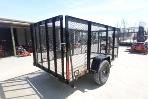 5×10 Straight Deck Debris Loader Utility Trailer (1) 3500lb Axle - Image 9