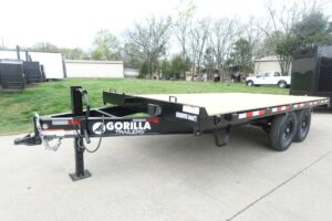 8.5×16 I-Beam Deckover Equipment Trailer (2) 7k axles 14k GVWR - Image 4