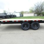 8.5×16 I-Beam Deckover Equipment Trailer (2) 7k axles 14k GVWR