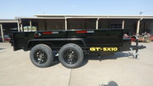 5×10 Hydraulic Dump Trailer Powder Coated with 16″ Sides 7K GVWR - Image 6
