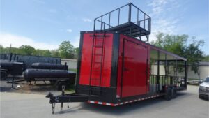 8.5′ X 30′ Hybrid Enclosed Drone Trailer and Equipment Hauler