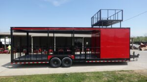 8.5′ X 30′ Hybrid Enclosed Drone Trailer and Equipment Hauler - Image 4