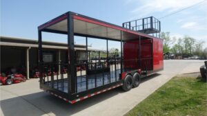 8.5′ X 30′ Hybrid Enclosed Drone Trailer and Equipment Hauler - Image 5