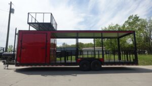 8.5′ X 30′ Hybrid Enclosed Drone Trailer and Equipment Hauler - Image 6
