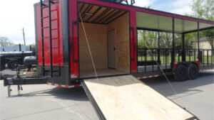 8.5′ X 30′ Hybrid Enclosed Drone Trailer and Equipment Hauler - Image 9