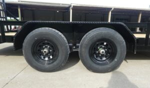7×20 Straight Deck Utility Trailer with Side Gate (2) 5,200lb Axles HD - Image 15