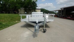 6.4′ x 16′ All Aluminum Utility Trailer Dual Axle Straight Deck 7K GVWR - Image 2