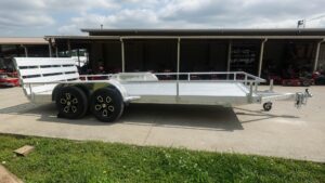 6.4′ x 16′ All Aluminum Utility Trailer Dual Axle Straight Deck 7K GVWR - Image 5