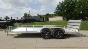 6.4′ x 16′ All Aluminum Utility Trailer Dual Axle Straight Deck 7K GVWR - Image 10