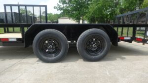 7×16 Dovetail Utility Trailer with Side Gate (2) 3500lb Axle 7k GVWR - Image 13